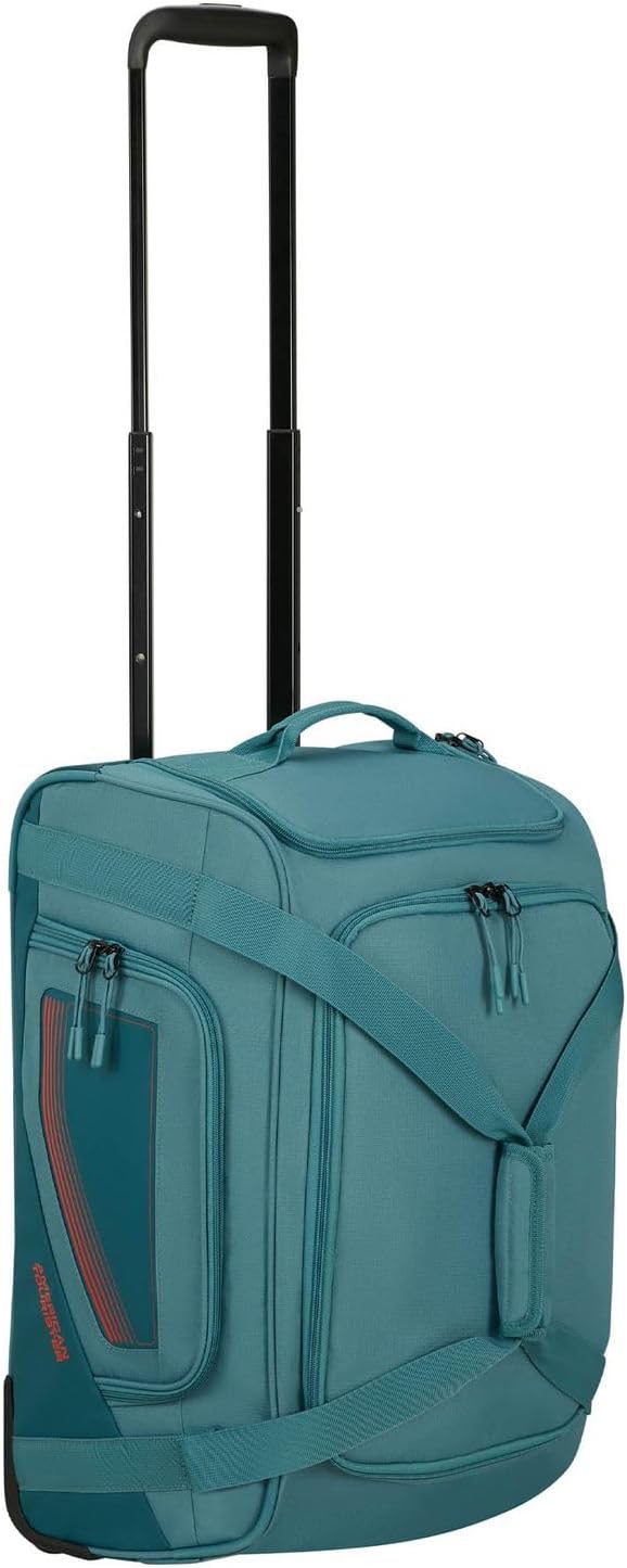 Saco de Viagem com Rodas American Tourister City Racer S/ 55x35x25cm/ 2 Rodas/ Azul Esverdeado - Imagem 7
