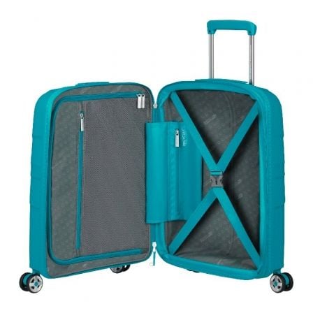 Mala de Cabine American Tourister Starvibe Spinner 55cm/ 55x40x20cm/ 4 Rodas/ Verdigris - Imagem 3