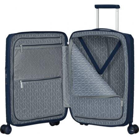 Mala de Cabine American Tourister FastForward Spinner Expansível 55cm/ 55x40x23cm/ 4 Rodas/ Azul Marinho - Imagem 3