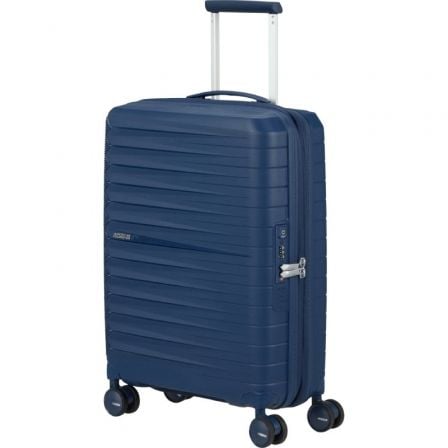 Mala de Cabine American Tourister FastForward Spinner Expansível 55cm/ 55x40x23cm/ 4 Rodas/ Azul Marinho - Imagem 2