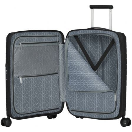 Mala de Cabine American Tourister FastForward Spinner Expansível 55cm/ 55x40x23cm/ 4 Rodas/ Preto - Imagem 3