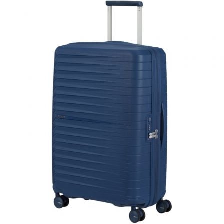Mala Média American Tourister FastForward Spinner Expansível 68cm/ 68x46x30cm/ 4 Rodas/ Azul Marinho - Imagem 2