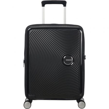 Mala de Cabine American Tourister SoundBox Spinner 55cm/ 55x40x20cm/ 4 Rodas/ Preta