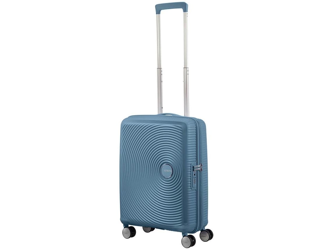 Mala de Cabine American Tourister SoundBox Spinner 55cm/ 55x40x20cm/ 4 Rodas/ Azul Pedra - Imagem 7
