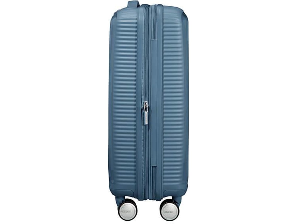 Mala de Cabine American Tourister SoundBox Spinner 55cm/ 55x40x20cm/ 4 Rodas/ Azul Pedra - Imagem 6