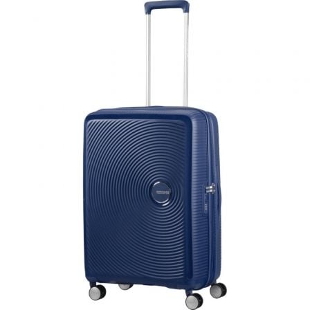 Mala Média American Tourister SoundBox Spinner 67cm/ 67x46.5x29cm/ 4 Rodas/ Azul-marinho - Imagem 4