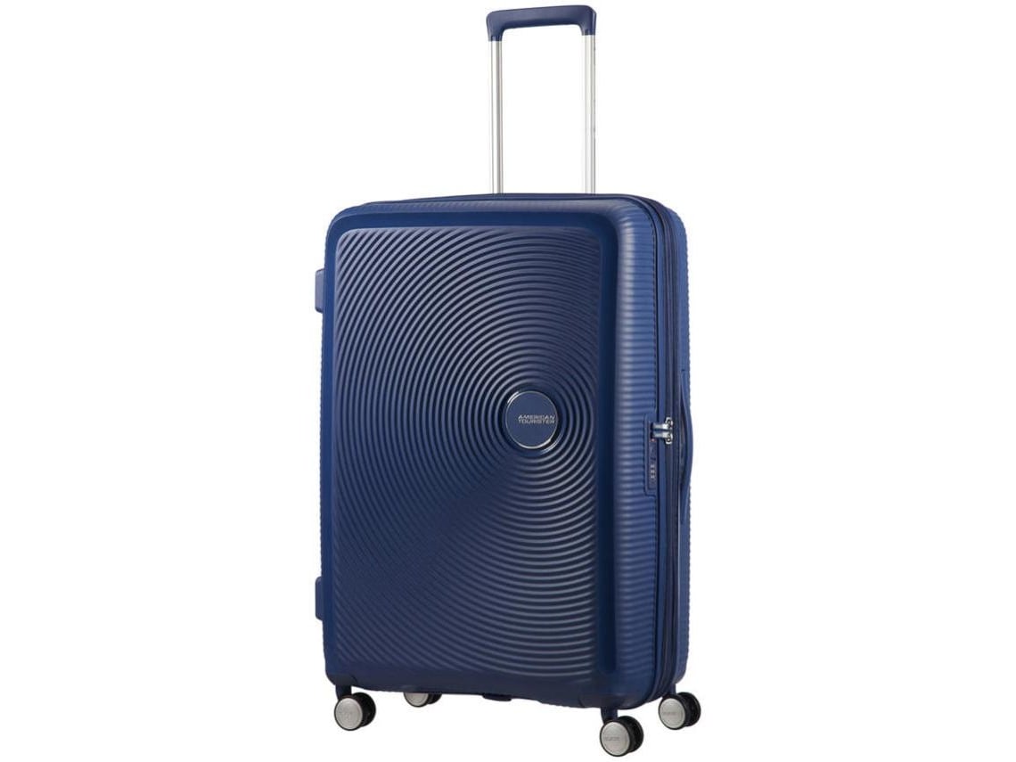 Mala Grande American Tourister SoundBox Spinner 77cm/ 77x51.5x29.5cm/ 4 Rodas/ Azul-Marinho - Imagem 2
