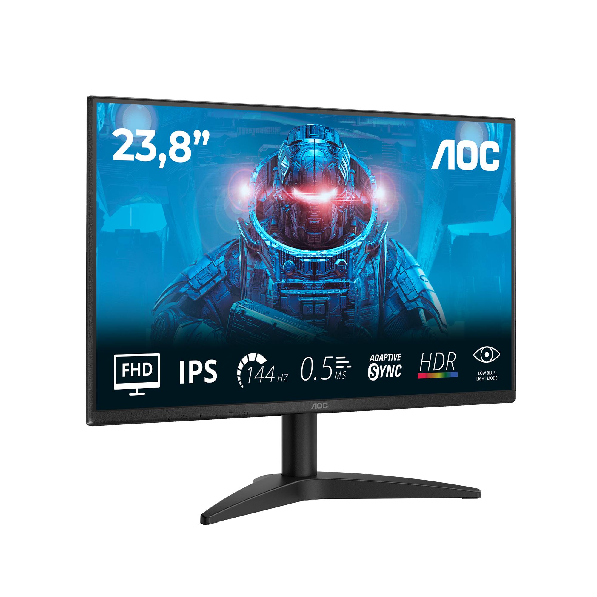 Monitor Gaming AOC 24B36X 23.8"/ Full HD/ 0.5ms/ 144Hz/ IPS/ Preto - Imagem 2