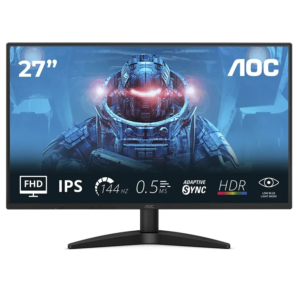 Monitor Gaming AOC 27B36X 27"/ Full HD/ 0.5ms/ 180Hz/ IPS/ Preto