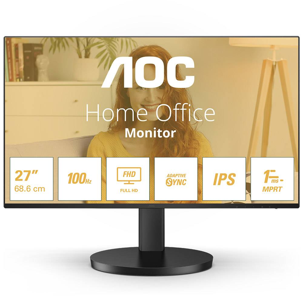 Monitor AOC 27B3HA2 27"/ Full HD/ Multimédia/ Preto