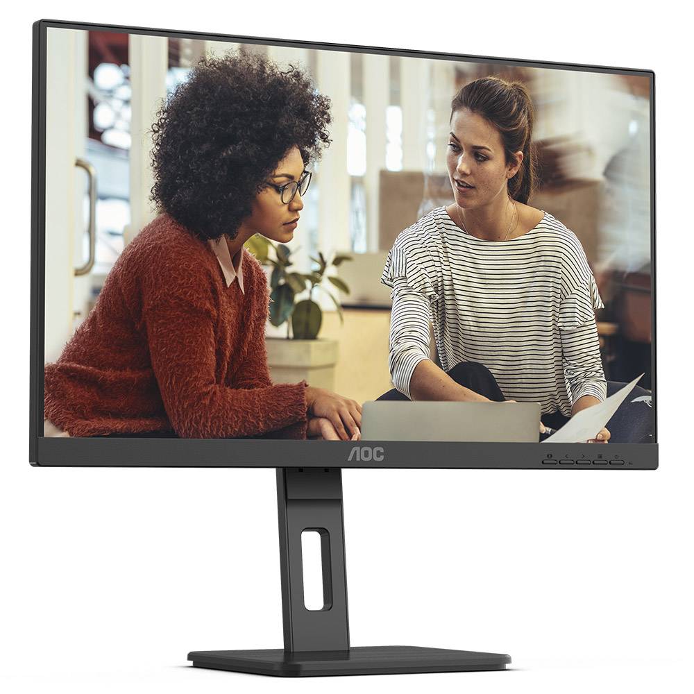 Monitor Profissional AOC 27E3QAF 27"/ Full HD/ Multimédia/ Regulável em altura/ Preto - Imagem 2