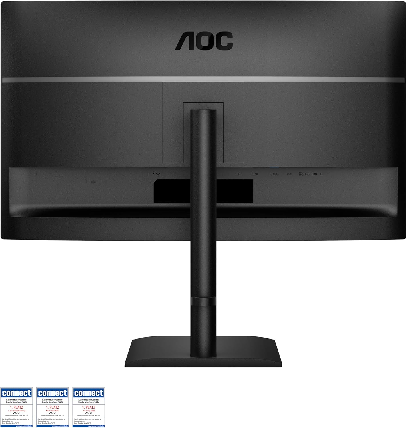 Monitor Profissional AOC 27E4U 27"/ Full HD/ Multimédia/ Ajustável em altura/ Preto - Imagem 3