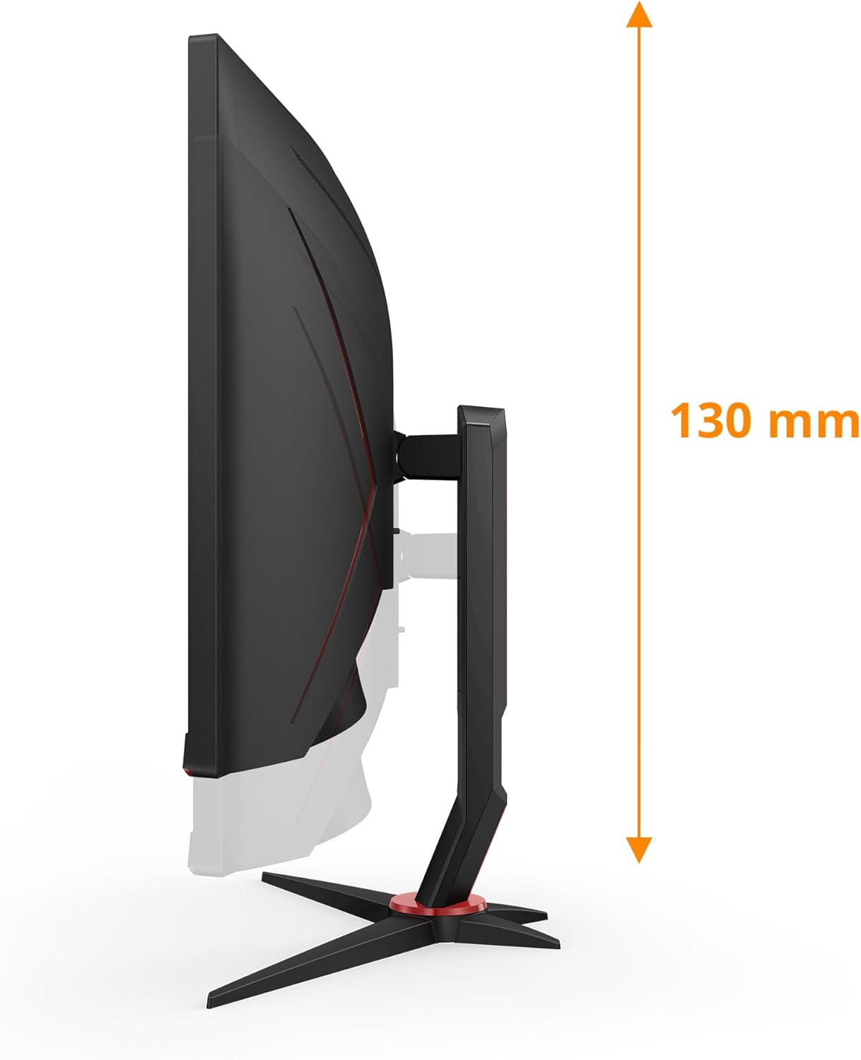 Monitor Gaming Ultra-panorâmico Curvo AOC CU34G2XP/BK 34"/ WQHD/ 1ms/ 180Hz/ VA/ Preto - Imagem 5