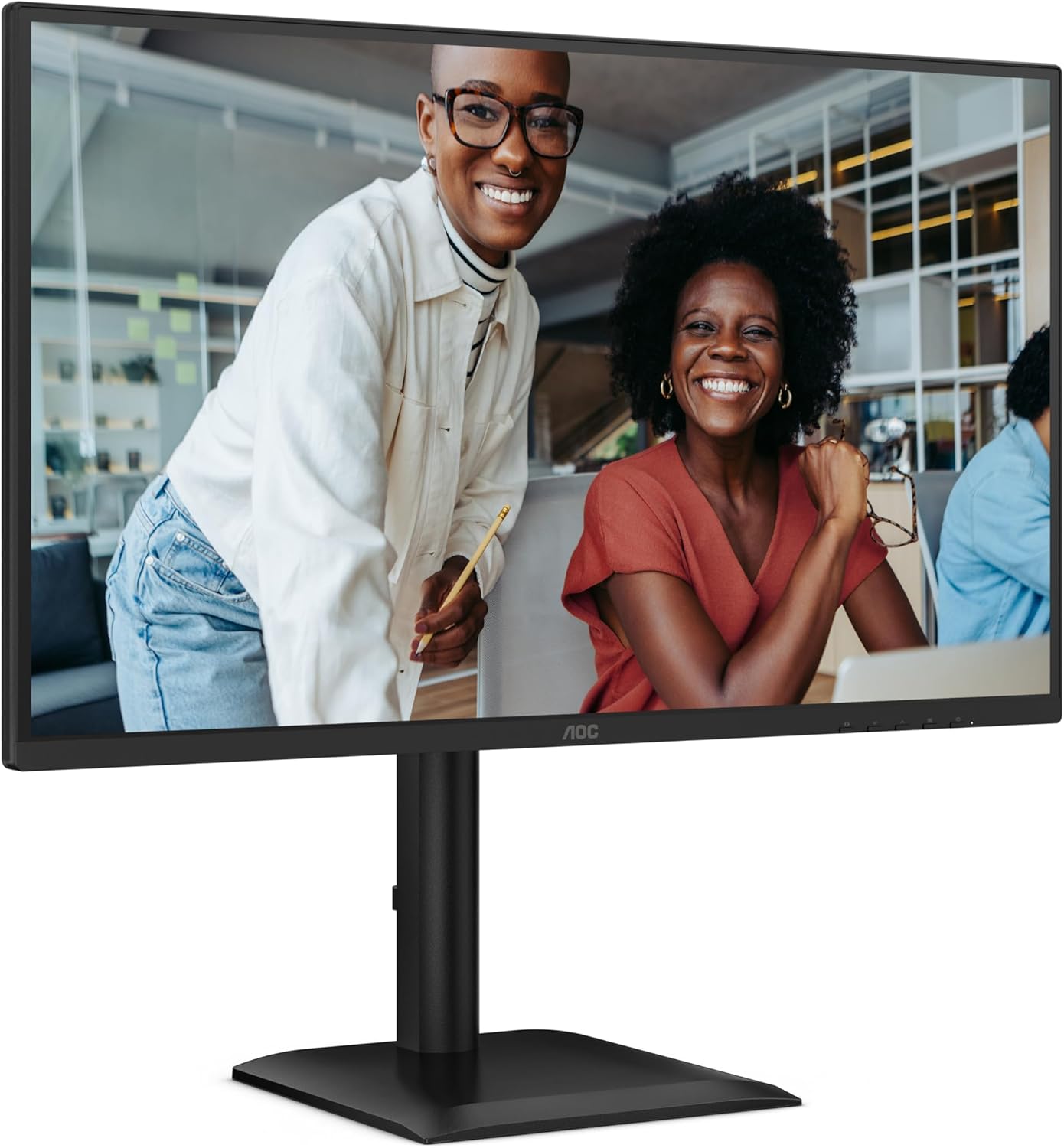 Monitor Profissional AOC Q27E4CV 27"/ QHD/ Multimédia/ Ajustável em altura/ Preto - Imagem 3