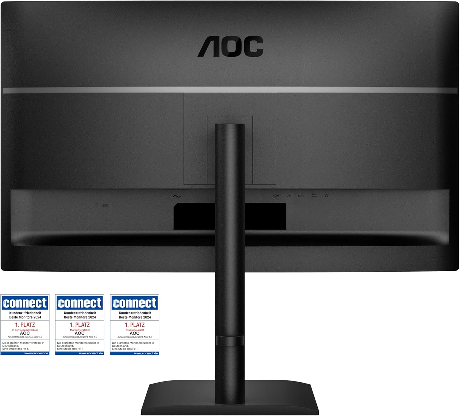 Monitor Profissional AOC Q27E4CV 27"/ QHD/ Multimédia/ Ajustável em altura/ Preto - Imagem 6
