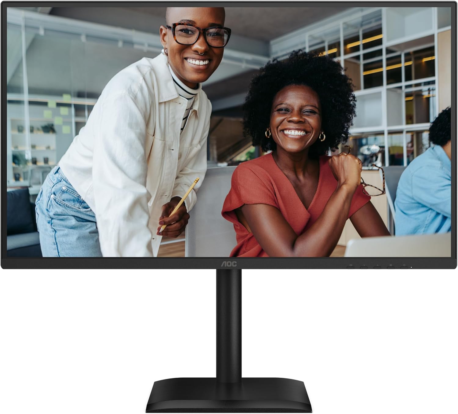 Monitor Profissional AOC Q27E4CV 27"/ QHD/ Multimédia/ Ajustável em altura/ Preto - Imagem 2