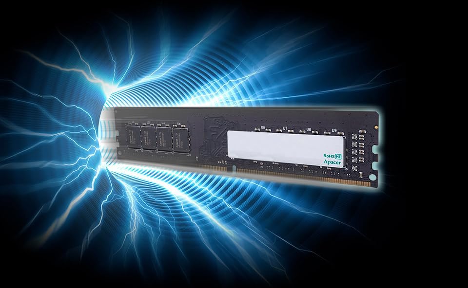 Memória RAM Apacer EL.08G21.GSH 8GB/ DDR4/ 3200MHz/ 1.2V/ CL22/ DIMM - Imagem 2