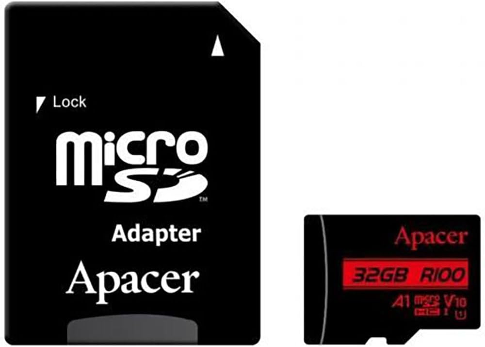 Cartão de Memória Apacer 32GB microSD HC UHS 1 com Adaptador/ Classe 10/ 100MBs - Imagem 2