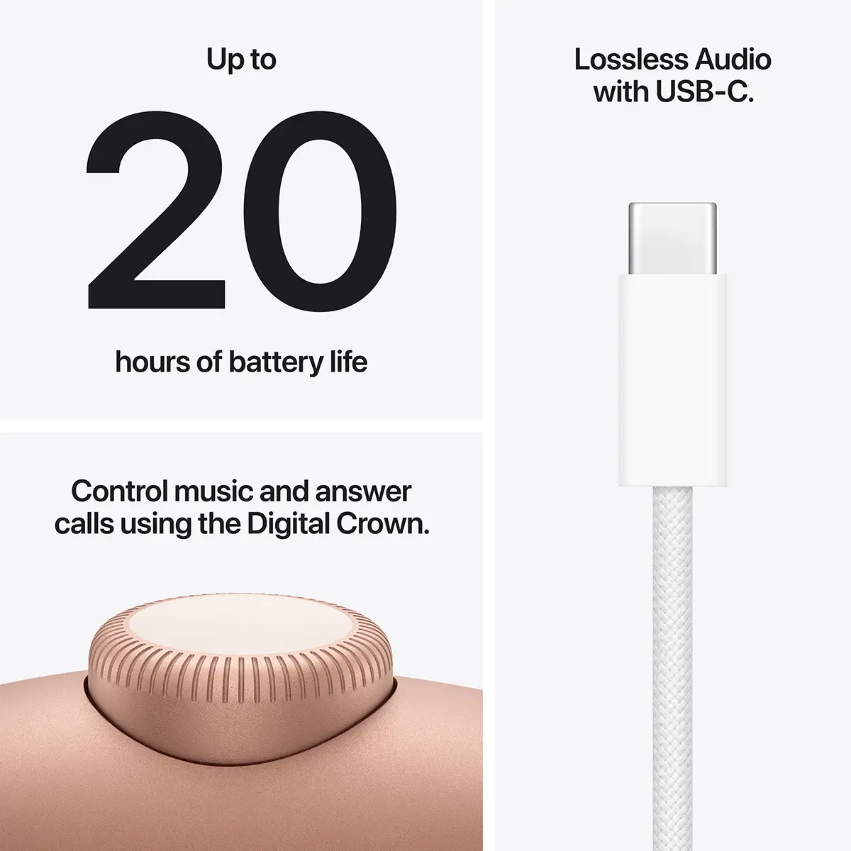 Auriculares Bluetooth Apple AirPods Max 2 USB-C Chip H2 Laranja - Imagem 7