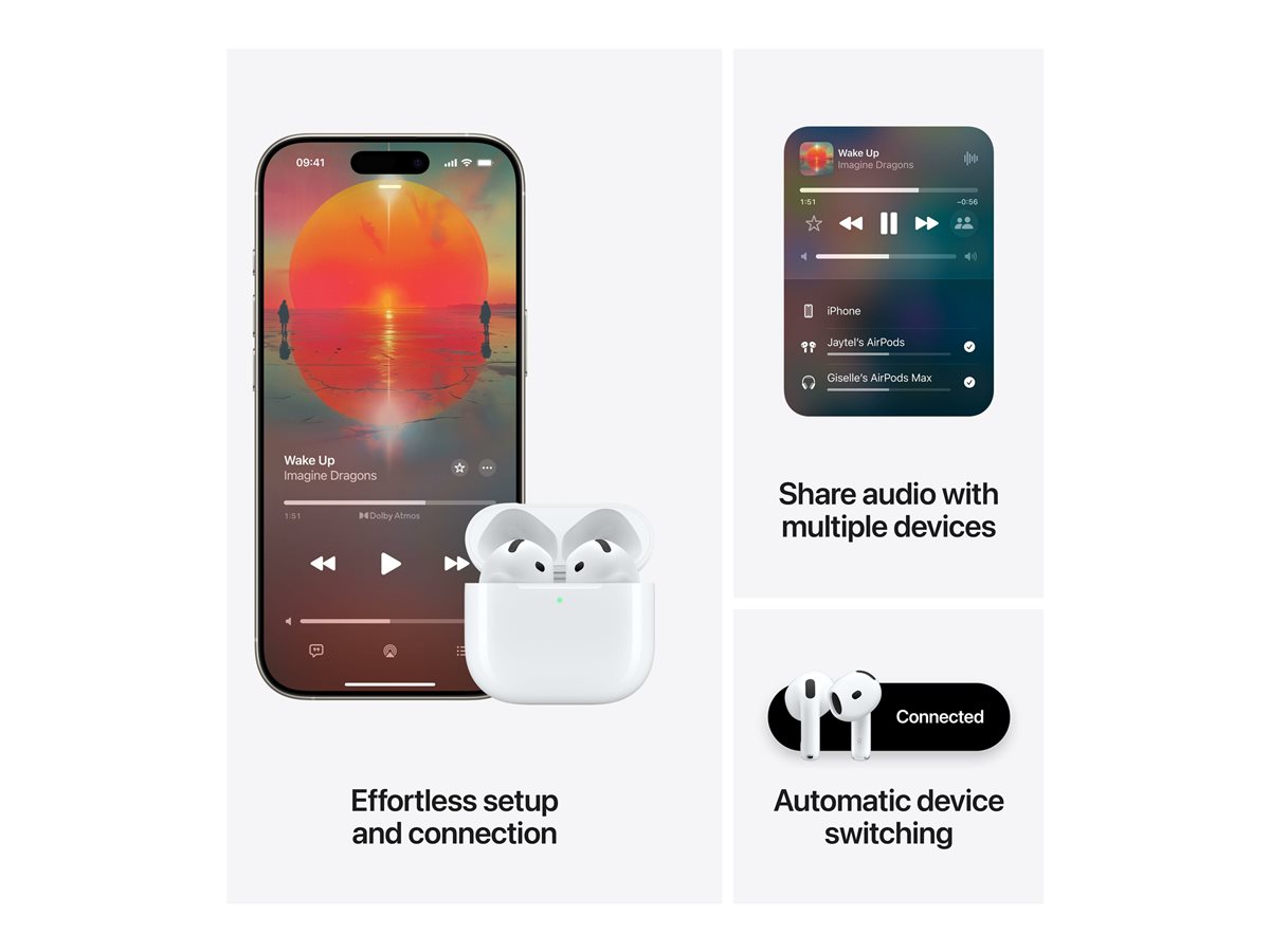 Auscultadores Bluetooth Apple Airpods V4 4.ª Geração - Imagem 8
