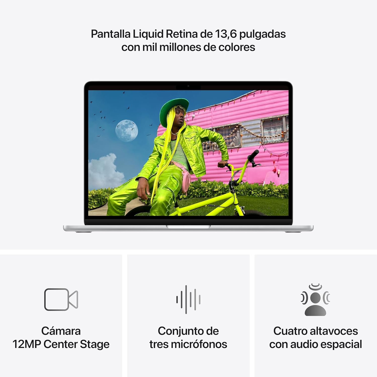 Apple Macbook Air 13,6"/ M5 10-Core CPU/ 16GB/ 512GB SSD/ 8-Core GPU/ Prata - Imagem 3