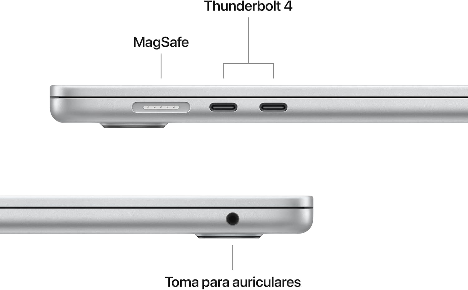 Apple Macbook Air 15,3"/ M5 10-Core CPU/ 24GB/ 1TB SSD/ 10-Core GPU/ Prateado - Imagem 4