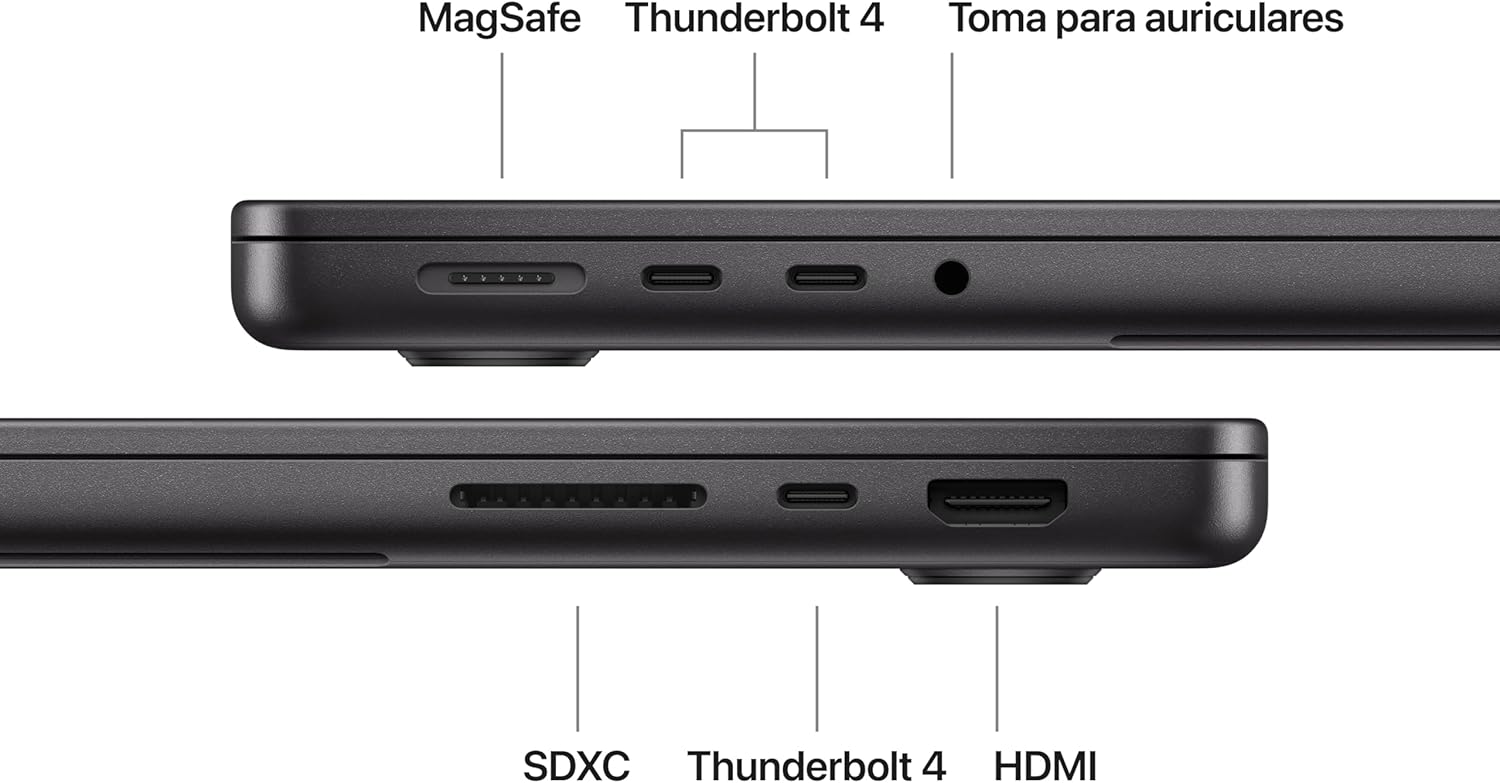 Apple Macbook Pro 14"/ M5 10-Core CPU/ 16GB/ 1TB SSD/ 10-Core GPU/ Preto Espacial - Imagem 5