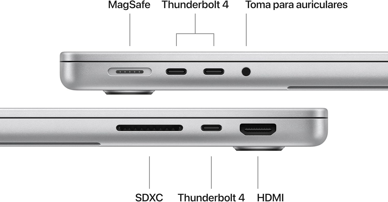 Apple Macbook Pro 14"/ M5 10-Core CPU/ 16GB/ 1TB SSD/ 10-Core GPU/ Prata - Imagem 5