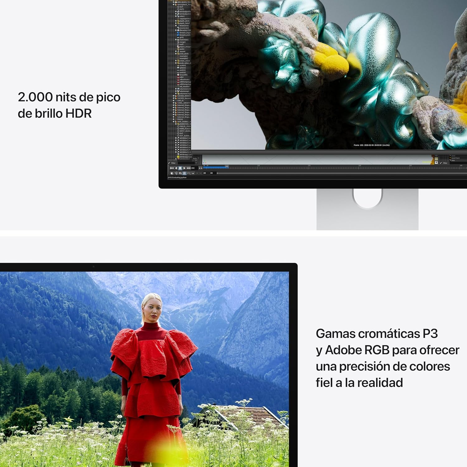 Apple Studio Display XDR 27"/ Cristal Standard / Suporte com altura e inclinação ajustável - Imagem 4