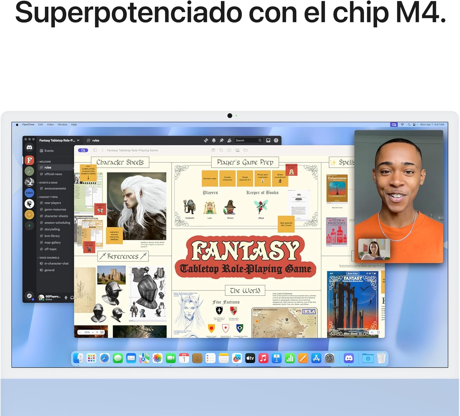 Apple iMac 24" Retina 4,5K / M4 10-Core CPU/ 24Gb/ 512Gb SSD/ 10-Core GPU/ Azul - Imagem 4