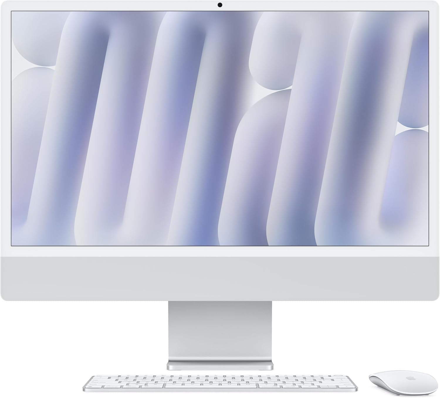Apple iMac 24" Retina 4,5K / M4 10-Core CPU/ 16GB/ 256GB SSD/ 10-Core GPU/ Cristal Nanotexturizado/ Prata - Imagem 1
