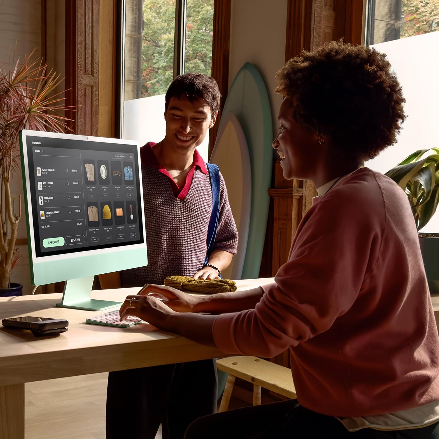 Apple iMac 24" Retina 4,5K / M4 10-Core CPU/ 16GB/ 256GB SSD/ 10-Core GPU/ Cristal Nanotexturizado/ Prata - Imagem 5