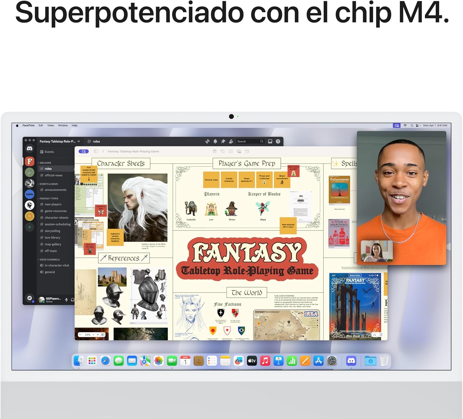 Apple iMac 24" Retina 4,5K / M4 10-Core CPU/ 16GB/ 256GB SSD/ 10-Core GPU/ Cristal Nanotexturizado/ Prata - Imagem 4