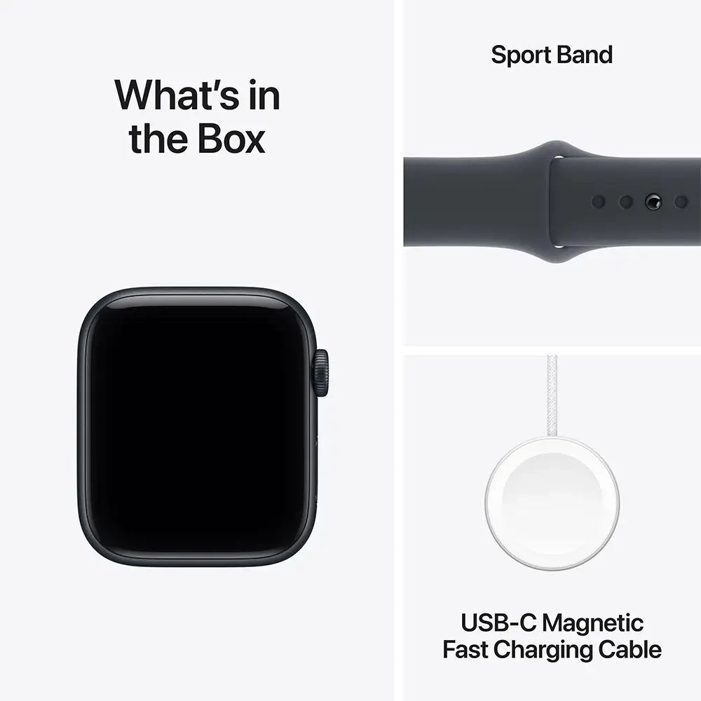 Apple Watch SE3/ GPS/ Cellular/ 44mm/ Caixa de Alumínio Meia-Noite/ Bracelete Desportiva Meia-Noite M/L - Imagem 8