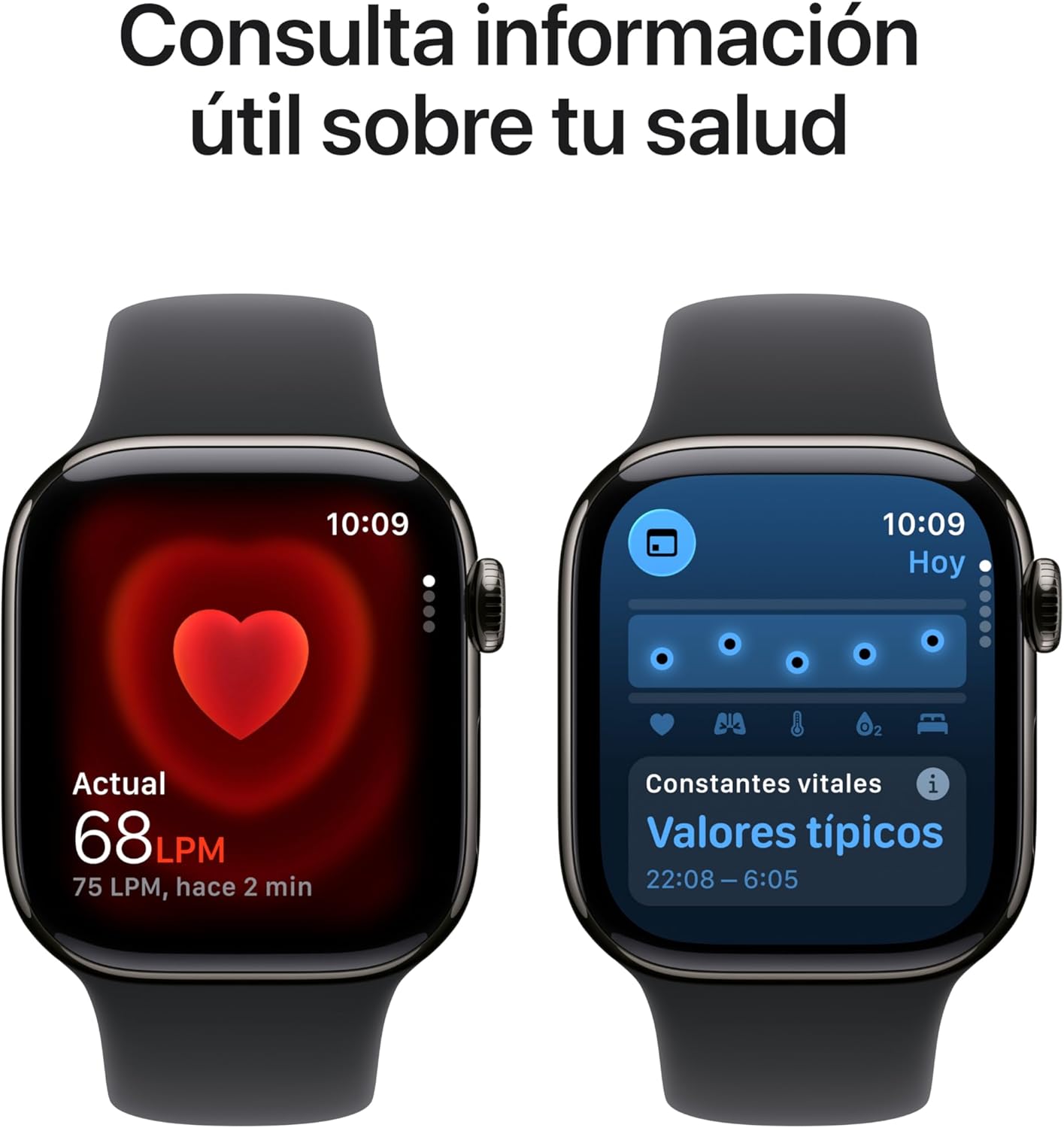 Apple Watch Series 11/ GPS/ Cellular/ 42mm/ Titânio Preto/ Bracelete Desportiva Ardósia Preto (M/L) - Imagem 4
