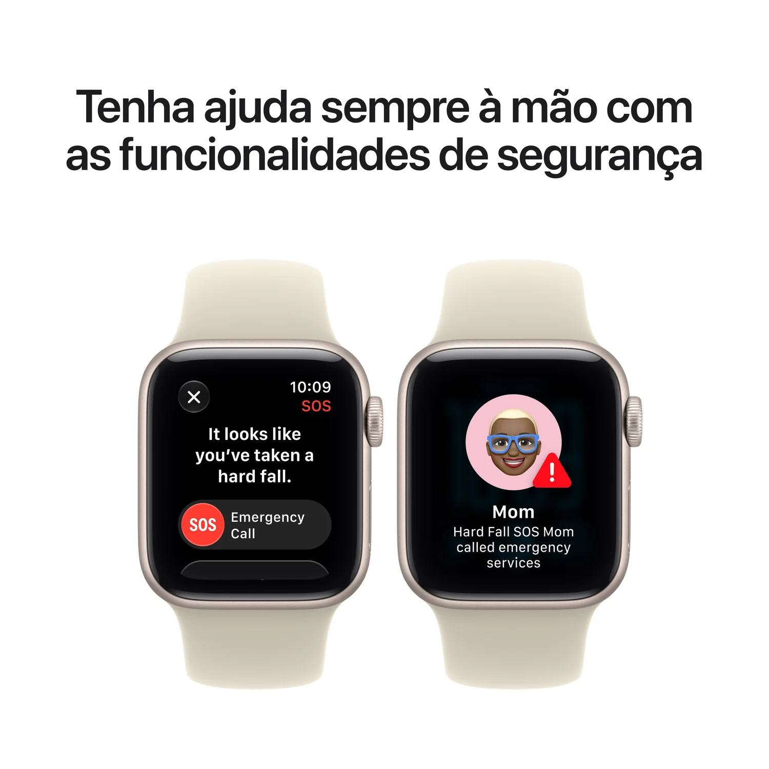 Smartwatch Apple Watch SE GPS 40mm Caixa Alumínio Branco Estrela Bracelete Desportiva Areia M/L - Imagem 6