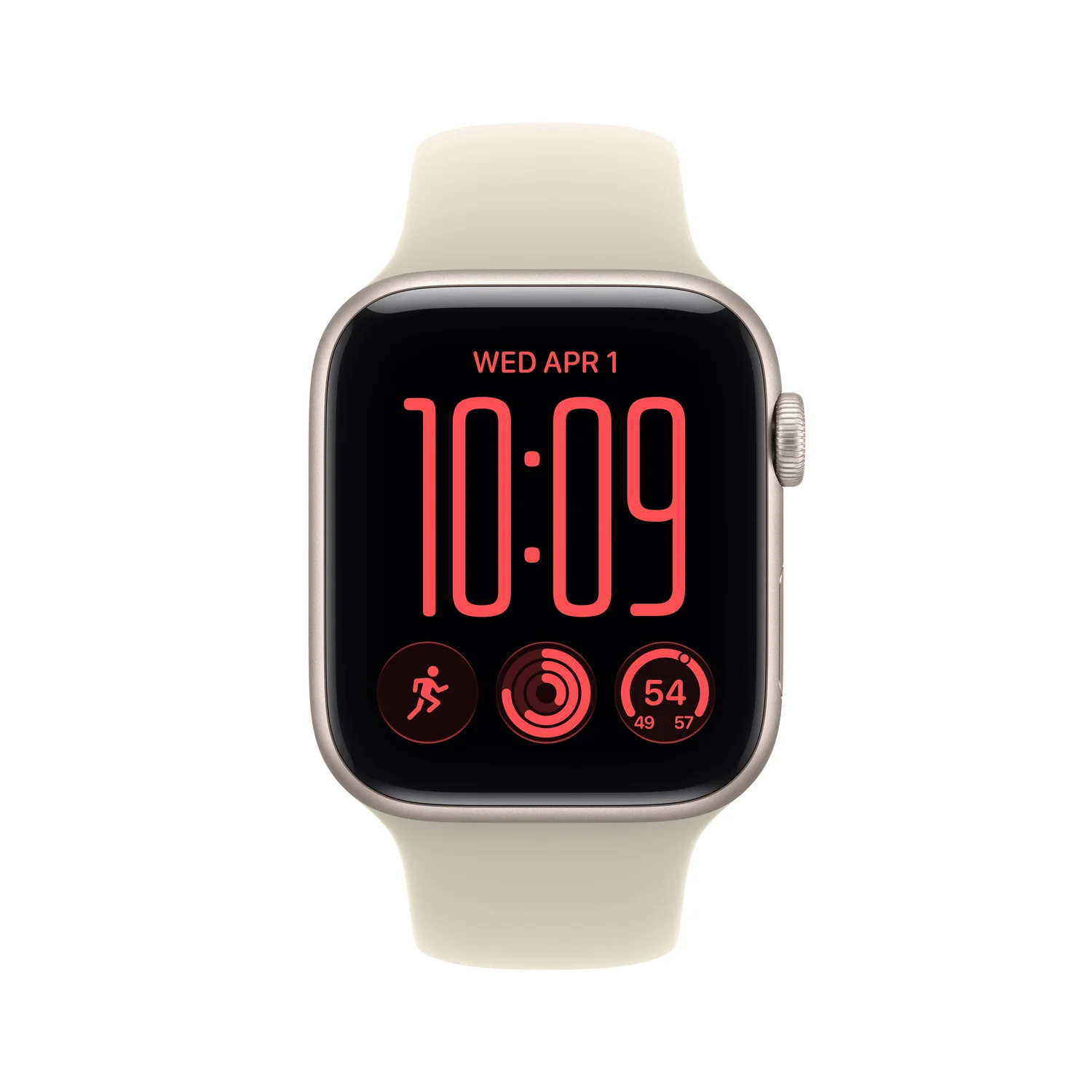 Smartwatch Apple Watch SE3 GPS 44mm Caixa Alumínio Branco Estrela Bracelete Desportiva Areia M/L - Imagem 2