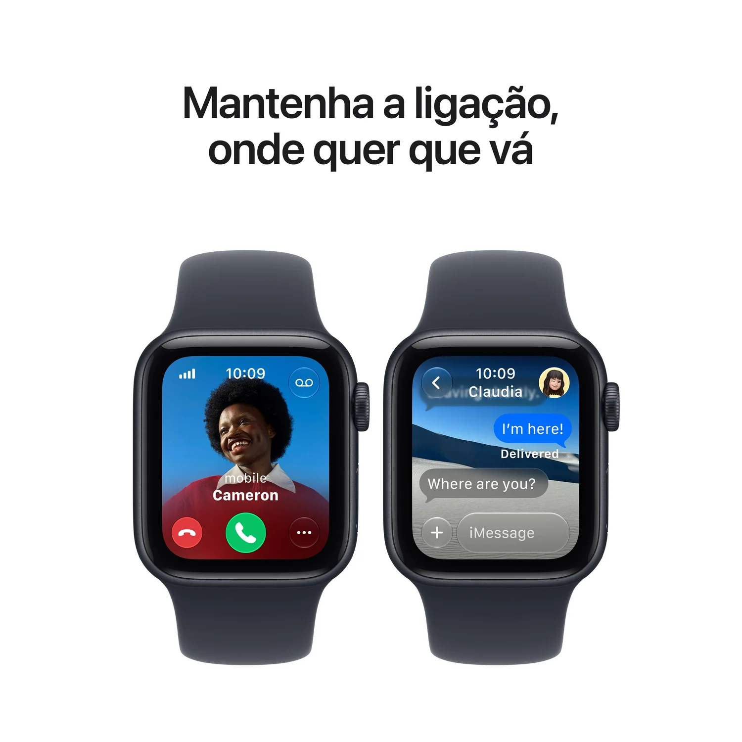 Smartwatch Apple Watch SE3 40mm GPS + Cellular Caixa Alumínio Meia-noite Bracelete Desportiva Azul Marinho S/M - Imagem 5