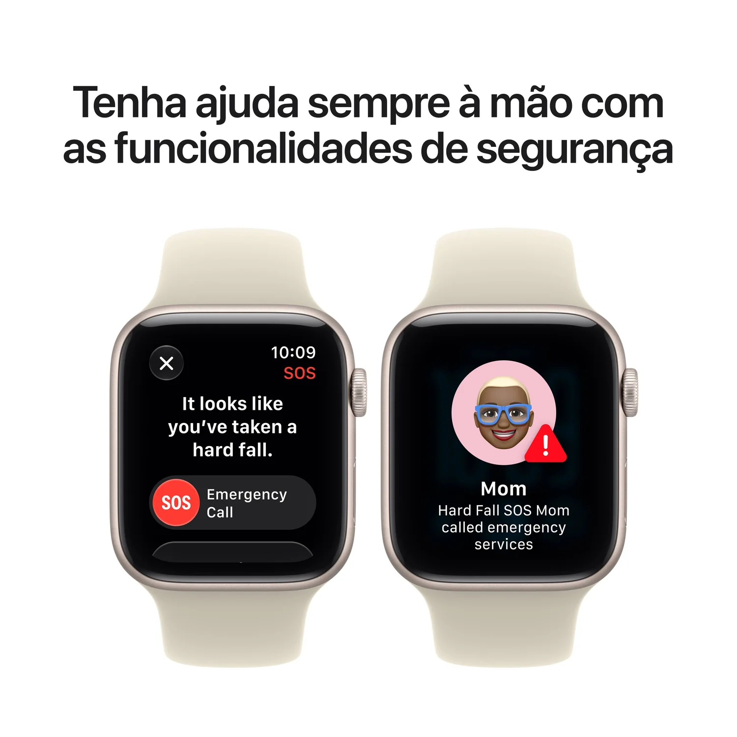 Smartwatch Apple Watch SE3 44mm GPS + Cellular Caixa Alumínio Branco Estrela Bracelete Desportiva Areia M/L - Imagem 6