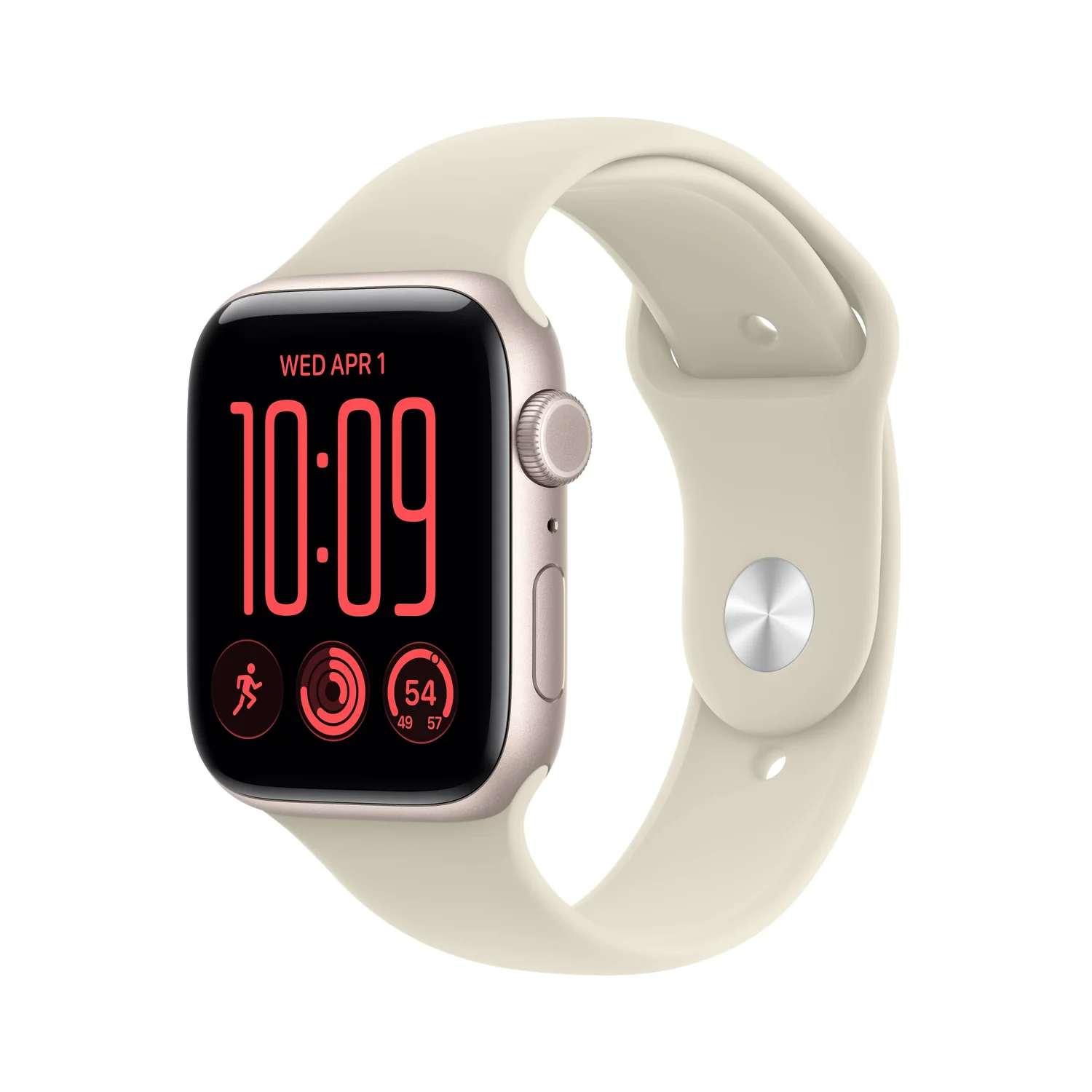 Smartwatch Apple Watch SE3 44mm GPS + Cellular Caixa Alumínio Branco Estrela Bracelete Desportiva Areia M/L