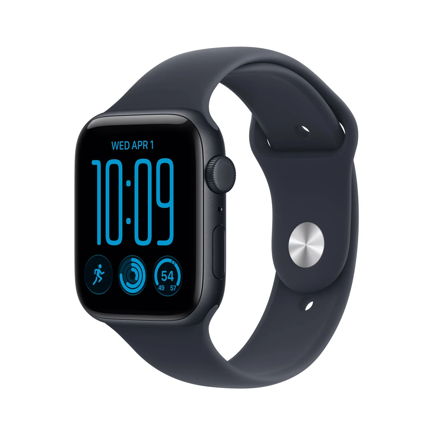 Smartwatch Apple Watch SE 3 (GPS + Cellular) 44mm Caixa Alumínio Meia-noite Bracelete Desportiva Azul Marinho S/M