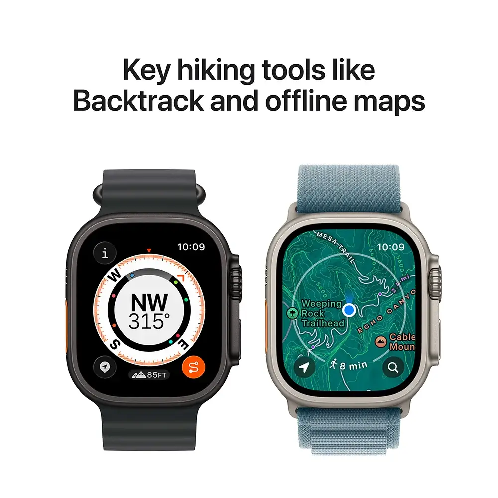 Apple Watch Ultra 3 GPS/ Cellular 49mm Caixa de Titânio Natural/ Bracelete Ocean Azul Náutico - Imagem 6