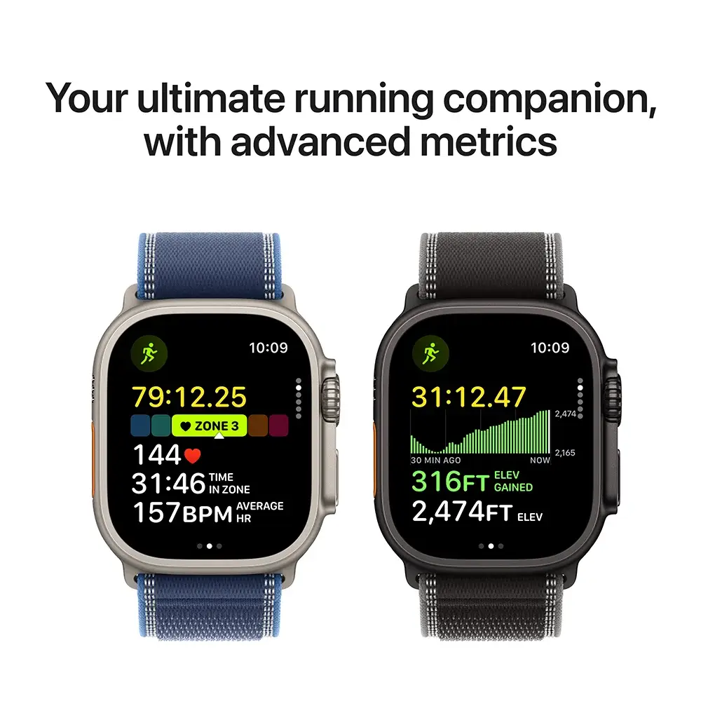 Apple Watch Ultra 3 GPS/ Cellular 49mm Caixa de Titânio Natural/ Bracelete Ocean Azul Náutico - Imagem 5