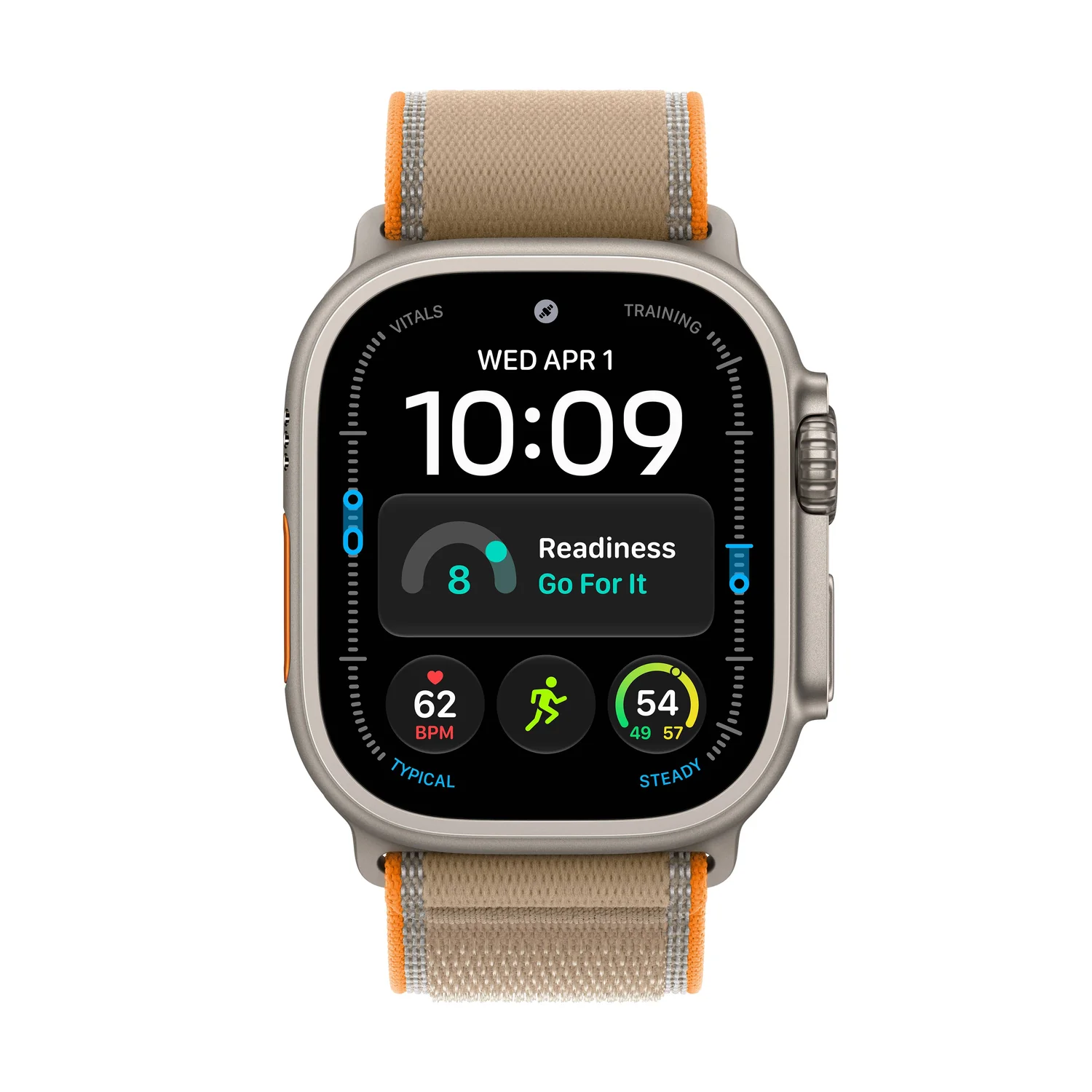 Smartwatch Apple Watch Ultra 4 49mm Titanium Natural GPS Bracelete Loop Trail Areia M/L - Imagem 2