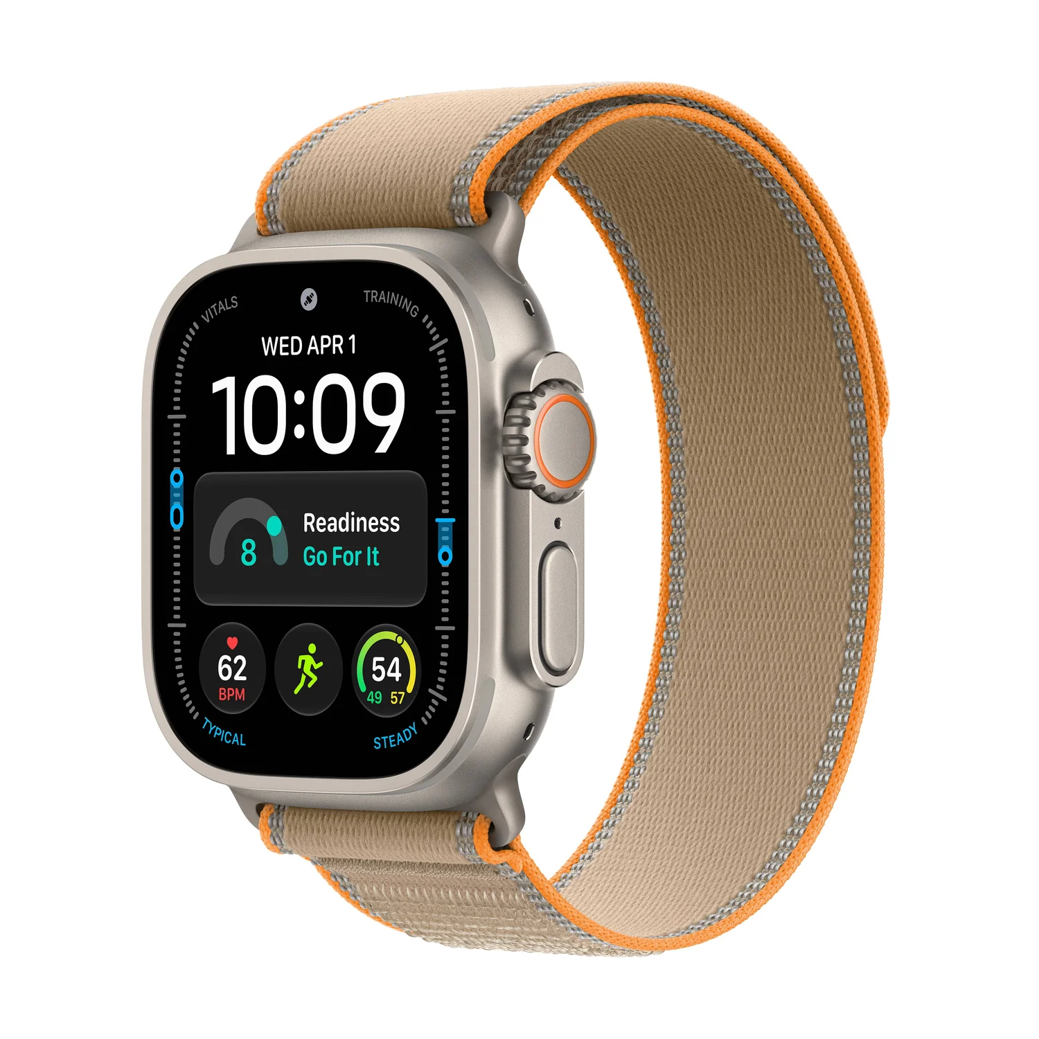 Smartwatch Apple Watch Ultra 4 49mm Titanium Natural GPS Bracelete Loop Trail Areia M/L