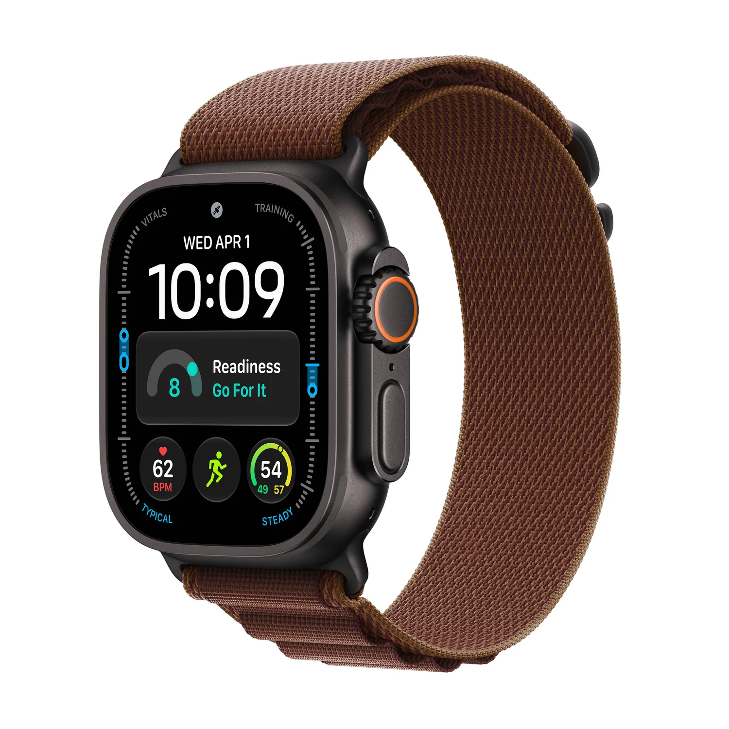 Smartwatch Apple Watch Ultra 4 49mm Caixa Titânio Preto Bracelete Alpine Loop Bordeaux M