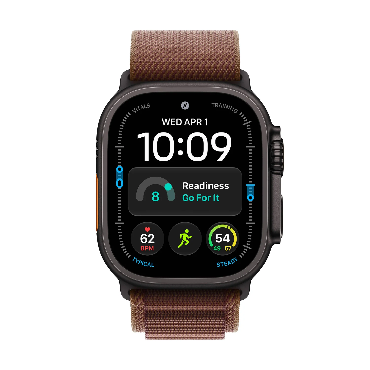 Smartwatch Apple Watch Ultra 4 49mm GPS Caixa de Titânio Preto com Bracelete Loop Alpine Bordeús Tamanho L - Imagem 2
