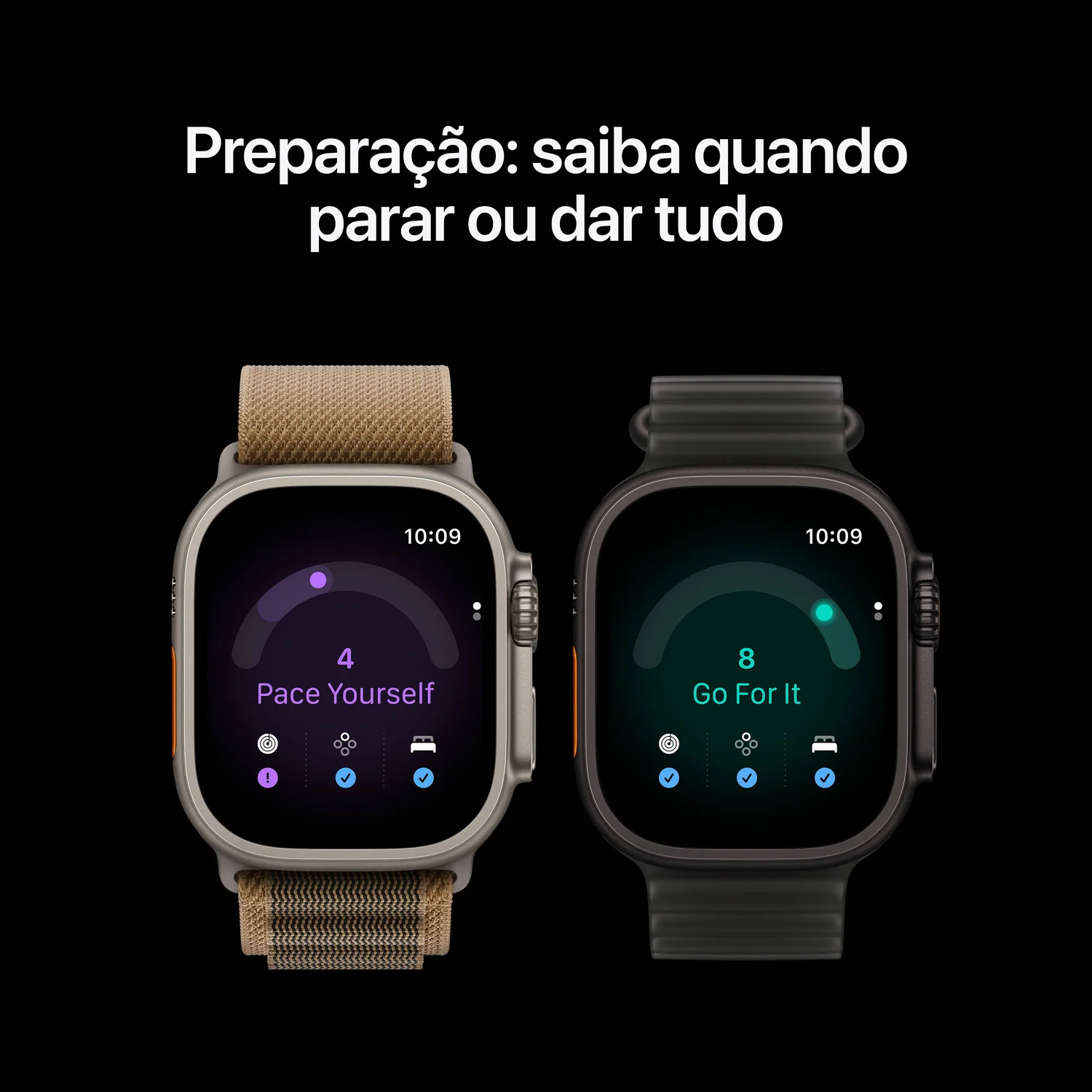 Smartwatch Apple Watch Ultra 4 GPS 49mm Caixa em Titânio Preto Bracelete Loop Trail Bordô M/L - Imagem 4