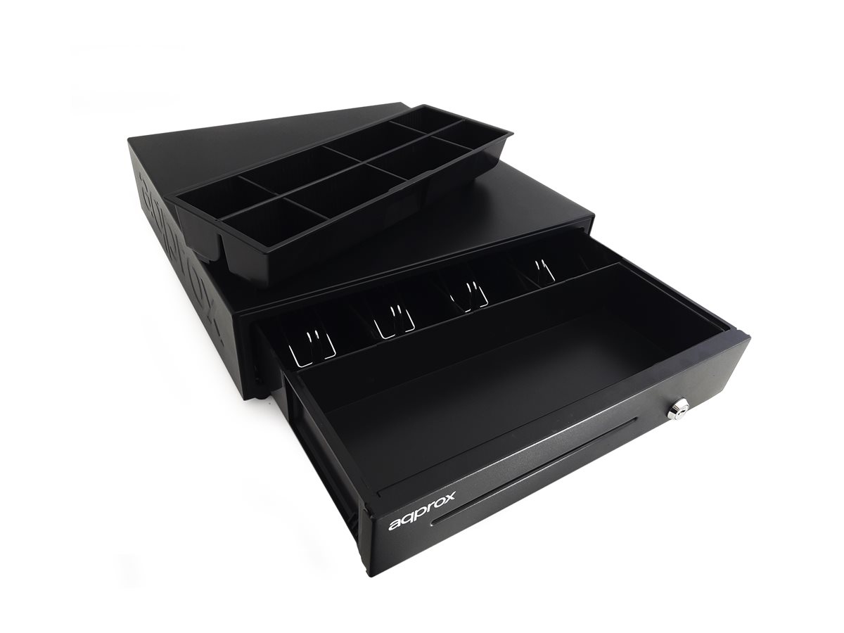 Gaveta de Dinheiro Approx appCASH01/ Manual e Automático/ Preto