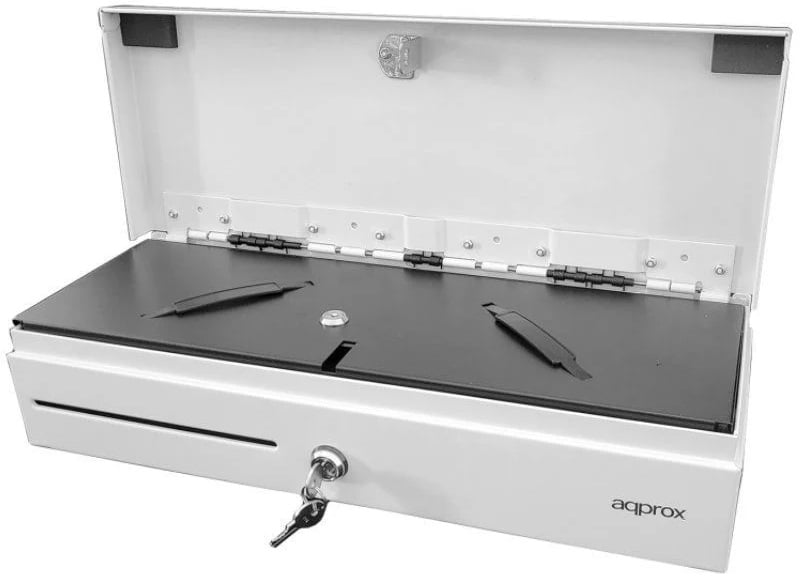Gaveta de Dinheiro Approx appCASH02FLIPTOPWH/ Manual e Automático/ Branco